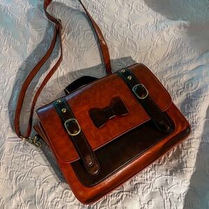 Leather Messenger Bag